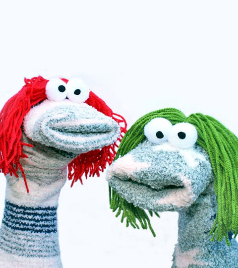 Make Your Own Sock Puppets
