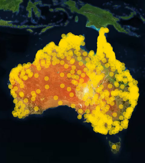 Interact with this First Languages Australia Map